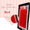 THE LASH SUPPLY Halloween Color Volume Eyelash Extensions, CC Curl, 13-18mm Length, 0.07 Thickness Multi Color, Natural and Long-lasting Curl, Mixed Color Pack, Professional Use Only view 2