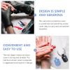 SHERCHPRY Nail Cuticle Nipper Cover 5Pcs Nail Cuticle Nipper Protectors, Cuticle Nail Protector with Buckle, PU Nail Clippers Cover for Nail and Toenails Manicure Tools PU Cuticle Nail Protector view 4
