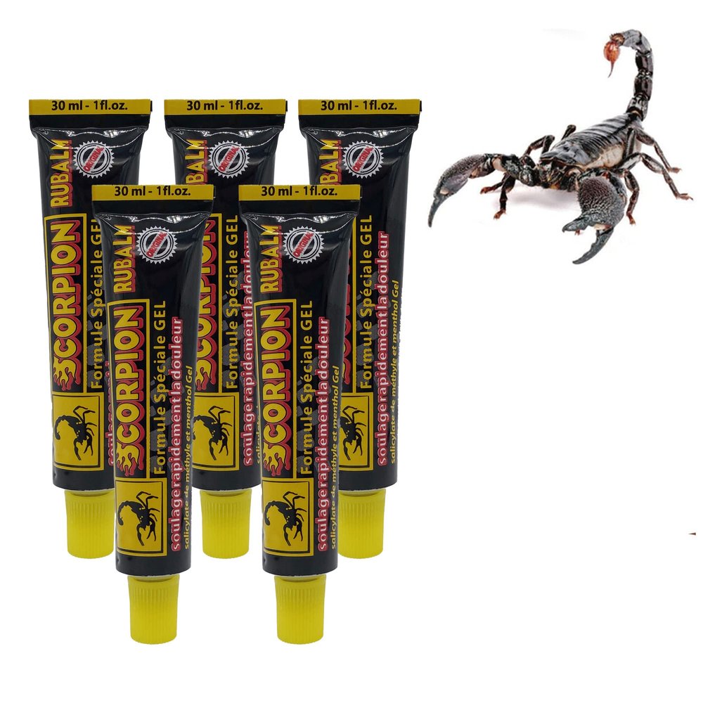 KONGDY 5 Pcs Scorpion Cream, Scorpion Extra Strength Cream, 30 ml/Tube (5 oz)