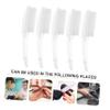 FOMIYES 5pcs Nail Cleaning Brush for Manicure and Nail Care Lightweight and Portable Fingernail Scrub for Dust Removal Random Colors for Home and Travel view 3