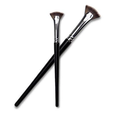 TEONEI Fan Mascara Brushes Eyelash Eyebrow Brush Makeup Brushes Eye Lashes Makeup Tools Eyelash Brush Eyebrow Brushes Eye Shadow Brushes,2Pcs (Plastic Handle)