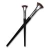 TEONEI Fan Mascara Brushes Eyelash Eyebrow Brush Makeup Brushes Eye Lashes Makeup Tools Eyelash Brush Eyebrow Brushes Eye Shadow Brushes,2Pcs (Plastic Handle) view 1