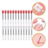 24Pcs Translucent Lip Balm Lip portable silicone brush eyeliner brush liner scrub stick makeup Miss Makeup Tools cosmetic view 4