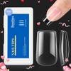 Beetles Gel Nail Tips, 500Pcs Short Square Gel Nail Tips Clear Full Cover False Nails Tips Press on Nails for Nail Art Design Easy Nail Extensions Kit view 1