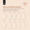 Beetles Gel Nail Tips, 500Pcs Pre-shaped Long Square Gelly Clear Press on Nail Tips Full Cover Acrylic False Nails Extensions Soak Off for Art Women Gifts view 3