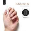 Beetles Gel Nail Tips, 500Pcs Pre-shaped Long Square Gelly Clear Press on Nail Tips Full Cover Acrylic False Nails Extensions Soak Off for Art Women Gifts view 4