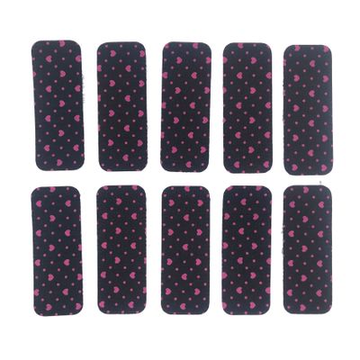 10PCS Magic Hair Pad Hair Sticker Clips for Women Girls Bangs Hair Accessories Peach Heart