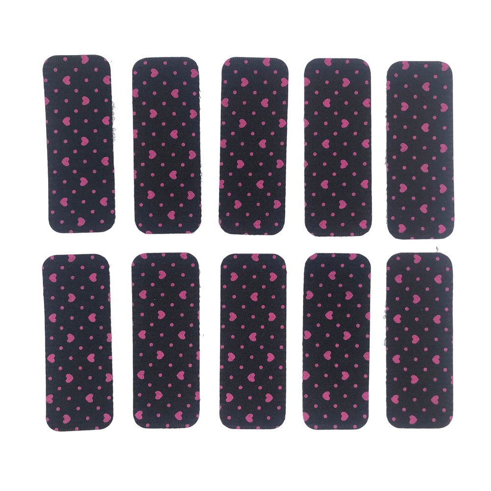 10PCS Magic Hair Pad Hair Sticker Clips for Women Girls Bangs Hair Accessories Peach Heart