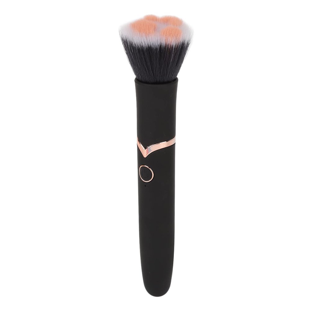 ZJchao Electric Makeup Brush, 10 Gears Vibration Blush Makeup Brushes Loose Powder Shadow Brushes Vibrating Makeup Brush Smart Rotating Makeup Brush with for Home Travel Makeup