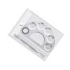 FOMIYES Diy Nail Art Tte Palette Set Stainless Steel Makeup Pallet Stick for Home Salon Use view 1