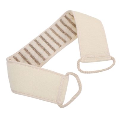 Exfoliating Back Scrubber with Handles Two Sides, Men Women Bath Shower Scrubber Deep Cleaning Body Scrubber Bathing Accessories for Home Bathroom