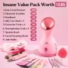 Facial Steamer Spa Gifts with Complimentary 17 Skin Care Tools | Face Steamer for Facial Deep Cleaning | Towel Warmer & Humidifier Mode| Self Care Gifts for Women, Spa Gifts, Christmas Gifts for Women view 3
