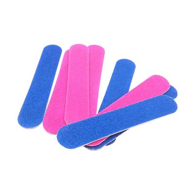 Uonlytech Double-Sided Disposable Nail Files for Manicure and Pedicure Coarse and Smooth Grit for Hotel and Comfortable Rounded Ends for