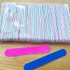 Uonlytech Double-Sided Disposable Nail Files for Manicure and Pedicure Coarse and Smooth Grit for Hotel and Comfortable Rounded Ends for view 3