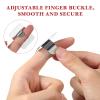 2PCS Nail Art Palette: 2Pcs Makeup Mixing Plate Ring - Stainless Steel Nail Art Cosmetic Ring Palette Metal DIY Paint Color Mixing Palette Tool view 4