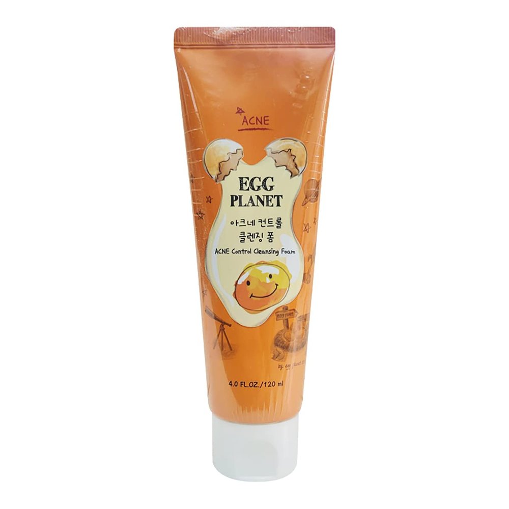 DAENG GI MEO RI DOORI COSMETICS Egg Planet Acne Control Cleansing Foam 120ml (4.0 FL OZ) Functional Cosmetic Product For Easing Acne Skin