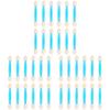 FRCOLOR 72pcs Disposable Dual-sided Eyeshadow Applicators Lightweight Makeup Sponge Sticks Ultra Skin-friendly Tips for Easy Eye Makeup Application Random Color Handles view 1