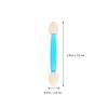 FRCOLOR 72pcs Disposable Dual-sided Eyeshadow Applicators Lightweight Makeup Sponge Sticks Ultra Skin-friendly Tips for Easy Eye Makeup Application Random Color Handles view 3