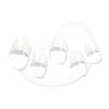 Dashing Diva Glaze Nail Strips - White French | Works with Any LED Nail Lamp | Long Lasting, Chip Resistant, Semicured Gel Nail Strips | Contains 34 Salon Quality Nail Wraps, 2 Prep Pad, 1 Nail File view 1