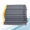 FRCOLOR 300pcs Disposable Eyeliner Brushes and Lipstick Applicators Black and Orange Makeup Tools for Easy Eye Line Application for Home view 2