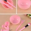 FRCOLOR 12sets Diy Facial Mask Tool Pink Mixing Bowl Brush Measuring Spoon and Spray Bottle for Skincare and Beauty Treatments Includes Cleansing Sponge for Easy Application view 3