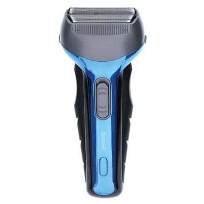Barabsol Rechargeable Wet and Dry Foil Shaver, Stainless-Steel Blades, 60 Minutes of Shaving Time, with Pop-Up Trimmer