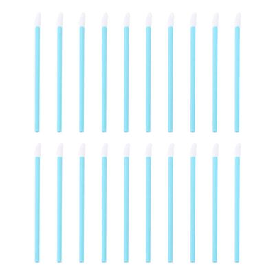 FRCOLOR 200pcs Disposable Lipstick Brushes Hollow Lip Gloss Applicators for Makeup Soft Bristles Lip Brush Tool Kit Convenient for Gloss Application Color