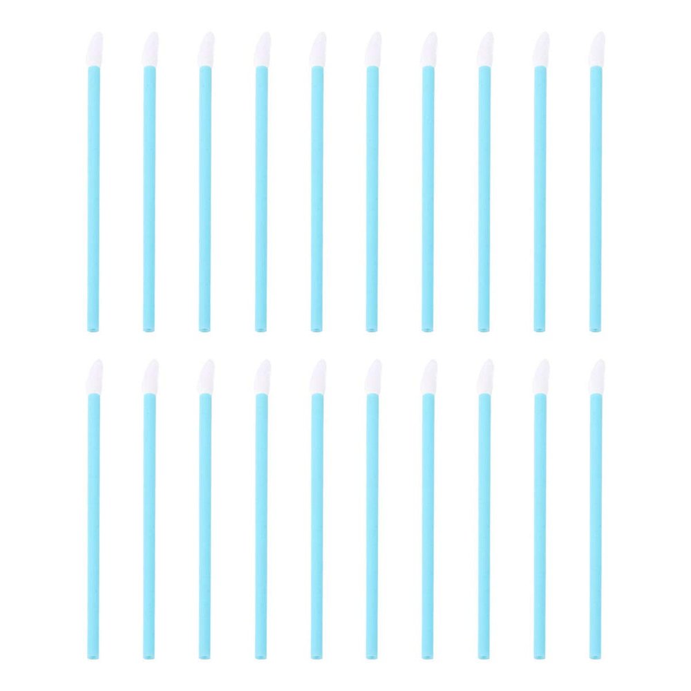 FRCOLOR 200pcs Disposable Lipstick Brushes Hollow Lip Gloss Applicators for Makeup Soft Bristles Lip Brush Tool Kit Convenient for Gloss Application Color