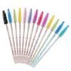 FRCOLOR 300pcs Disposable Eyelash Applicator Brushes Rosy Crystal Rods for Makeup and Eyelash Extensions for Professionals and Personal Use Easy to Carry and Use for Mascara Application view 2