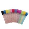 FRCOLOR 300pcs Eyelash Makeup Brush Disposable Mascara Wands Pink Eyelash Brush Cosmetic Applicators view 4