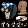 in Shaving Head 1 Hair Bald Rechargeable Trimmer Beard Machine 5 Beauty Instrument Barber Compatible with Machine for Men Cord (Black, One Size) view 4