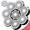 FOXSONIC 8 Blades Head Shaver Replacement Heads for Many Main Brands Electric Shaver Razor Bald Men view 1