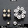 FOXSONIC 8 Blades Head Shaver Replacement Heads for Many Main Brands Electric Shaver Razor Bald Men view 2