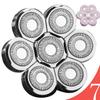 FOXSONIC Universal 7 Blades Head Shaver Replacement Heads Compatible with Wyklaus SHPAVVER shaver Many Main Brands Electric Shaver Razor Bald Men Head Shaver Blades view 1