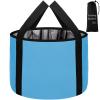 JSVSLTD Foot Bath Basin 20L Collapsible Bucket, Portable Foot Soak Tub Feet Soaking Bucket for Outdoor Travel, Camping, Fishing(Blue) view 1