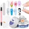 SUPWEE Solid Builder Gel 60G Clear Nail Builder Gel Large Capacity Hard Gel for Nails Non-Sticky 3D Sculpting Gel for Nail Carving Strengthen Modeling Nail Art DIY at Home view 1