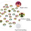 3792 Pcs Rainbow Crystal Flatback Rhinestones Set for Nail, Art, Crafts, Makeup, Tumblers Glitter Round with Tweezers and Picking Pen(SS6~SS20) view 4