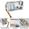 6Pcs Waterproof Cosmetic Bags PVC Transparent Zippered Toiletry Bag with Handle Strap Portable Clear Makeup Bag Pouch for Bathroom, Vacation and Organizing view 4