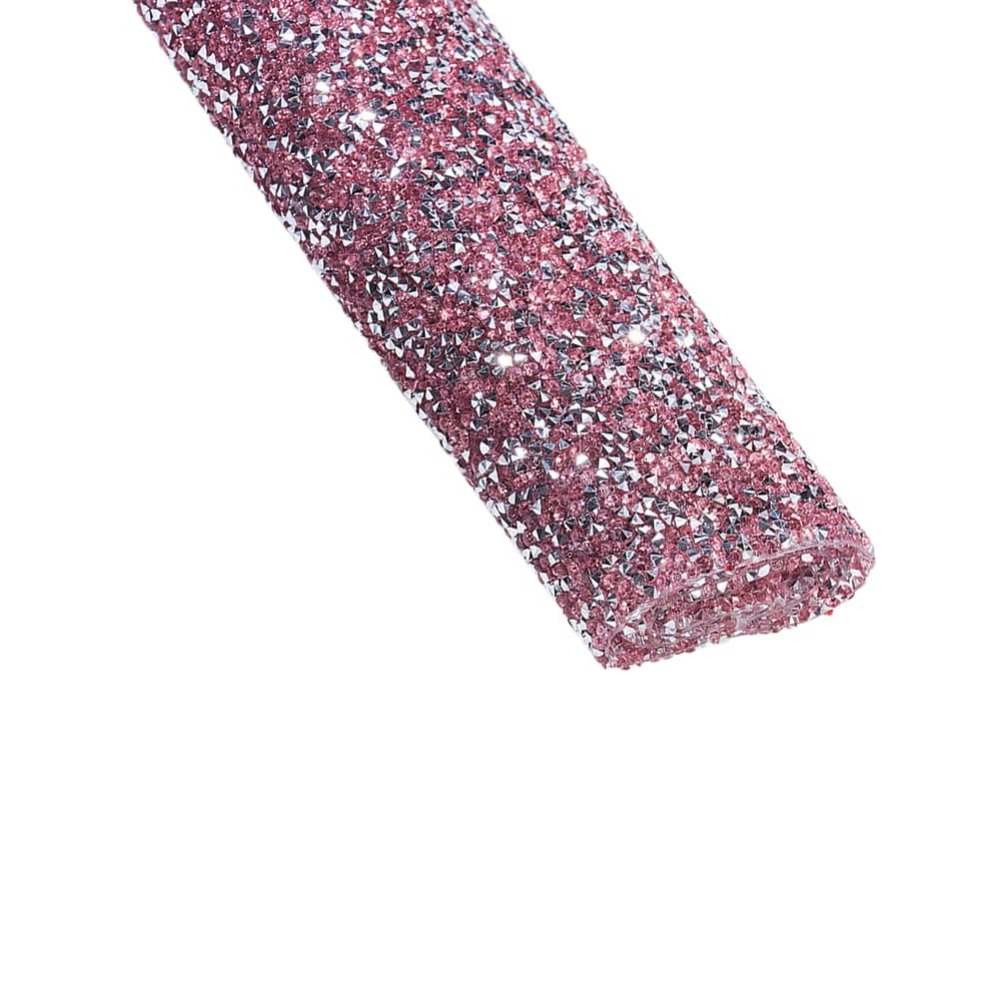 FOMIYES Nail Art Rhinestone Table Mat for Manicure Supplies Diamond-studded Nail Cover Creative Decoration Red