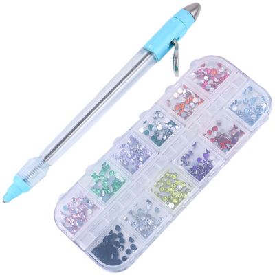 FOMIYES 1set Nail Art Tools Rhinestone Applicator Kit Multi-functional Nail Art Pen for Decoration Includes Accessories for Manicure and Crafting for Beginners and Professionals