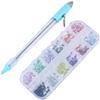 FOMIYES 1set Nail Art Tools Rhinestone Applicator Kit Multi-functional Nail Art Pen for Decoration Includes Accessories for Manicure and Crafting for Beginners and Professionals view 1