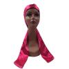 1Pc Edge Laying Scarf Wig Grip Band Headbands for Women Lace Frontal Wigs Hair Wrap Makeup Sport Yoga (Rose red) view 2