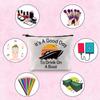 Boating Lover Gift Cruise Trip Gift It's A Good Day To Drink On A Boat Zipper Pouch Makeup Bag (Good Day Boat) view 4