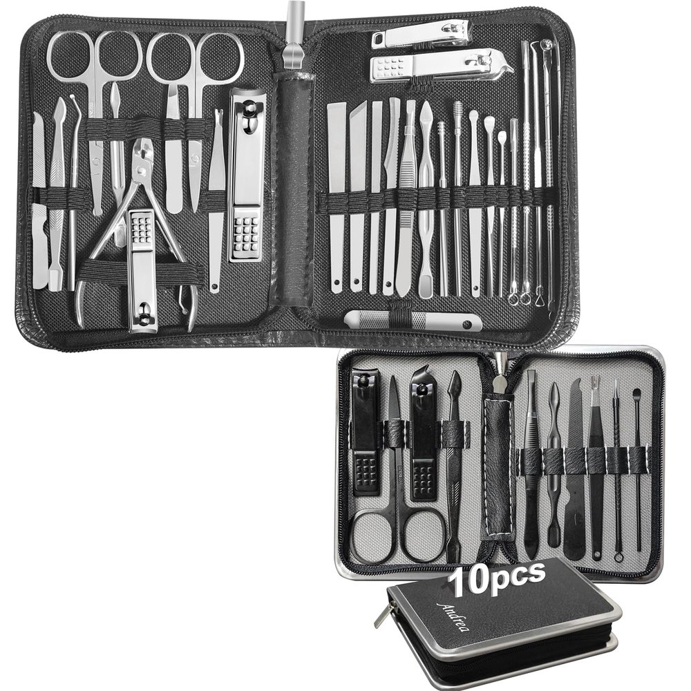 Andrea 30Pcs Manicure Set & 10Pcs Manicure Set