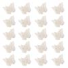 20 Pcs Small Butterfly Hair Claw Clips Clear Plastic Hair Claws Clamps Hair Jaw Clips Mini Hair Barrettes Accessories for Girls Women view 1