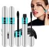 Vibely Mascara 5x Longer Waterproof, 2 in 1 4D Silk Fiber Lash Mascara, Lash Cosmetics Vibely Mascara 5x Longer Washable, Long-lasting Black Mascara for Natural Lengthening and Thickening view 1