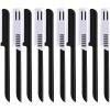 10 Pieces Eyebrow Razor for Women Facial Shaver Razor Brow Shaper Eyebrow Trimmer Dermaplaner Shaping Tool with Cover (Black) view 1