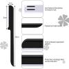 10 Pieces Eyebrow Razor for Women Facial Shaver Razor Brow Shaper Eyebrow Trimmer Dermaplaner Shaping Tool with Cover (Black) view 2