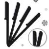 10 Pieces Eyebrow Razor for Women Facial Shaver Razor Brow Shaper Eyebrow Trimmer Dermaplaner Shaping Tool with Cover (Black) view 4