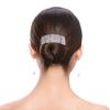 Luxshiny 4pcs Rhinestone Hair Ties for Girls Elastic Stretch Bands Chic Ponytail Holders No-crease Ribbon Hair Accessories for Parties and Everyday Use view 2